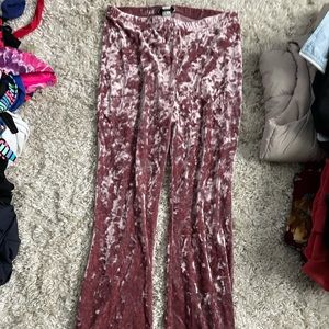velvet pants